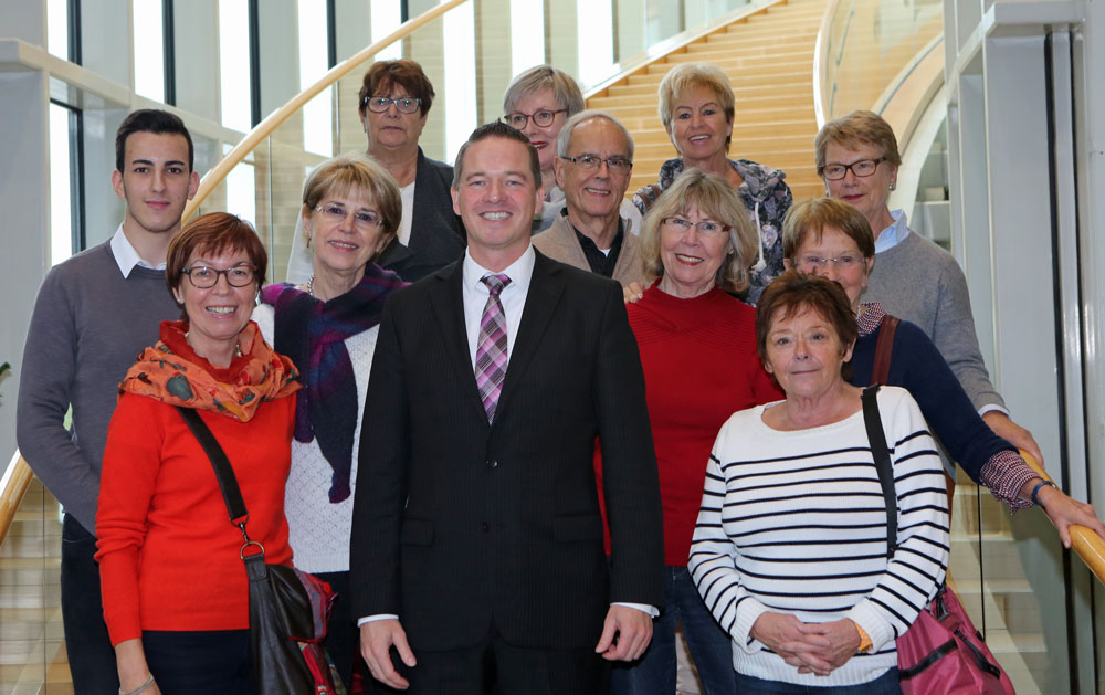 Besuch der Brühler JU und FU im Landtag