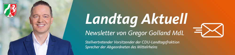 Landtag Aktuell 442 – Zukunftsvertrag für NRW, Beeindruckendes Engagement in Erftstadt, Unmut über Sanierungspläne für A 61