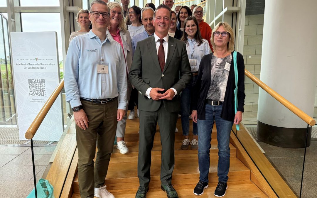 Gespräch über Fachkräftemangel mit Gästen von „kölnmetall“